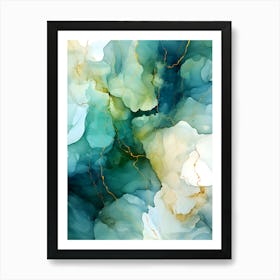 Abstract Watercolor Painting Art Print