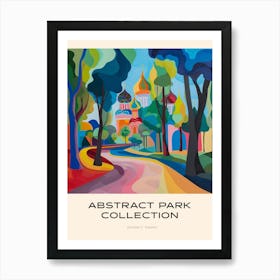 Abstract Park Collection Poster Gorky Park Moscow Russia 2 Art Print