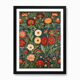 William Morris Flowers Art Print