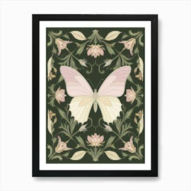 William Morris Print Butterfly Botanical Exhibition Poster Vintage Wall Art Textiles Art Vintage Poster Art Print 1 Art Print