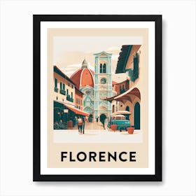 Florence 2 Vintage Travel Poster Art Print