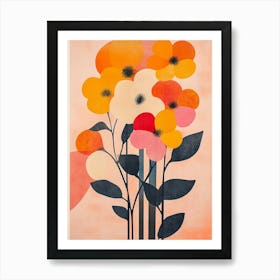 Flowers In A Vase 57 Art Print