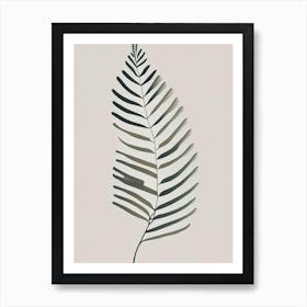 Hardy Fern Simplicity Art Print