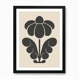 Abstract Floral No 0834 Poster