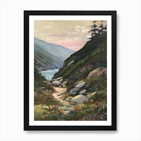 Summer Landscape Oil Painting 2 Art Print