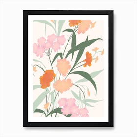 Flowers Pattern No.1 Art Print