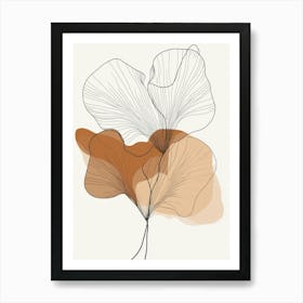 Ginkgo Leaf 2 Art Print