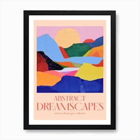 Abstract Dreamscapes Landscape Collection 16 Art Print