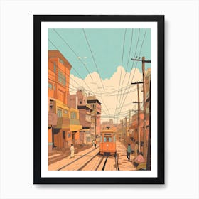 Dhaka Bangladesh Travel Illustration 1 Art Print