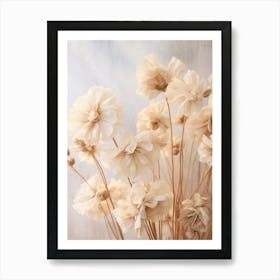 Boho Dried Flowers Geranium 1 Art Print