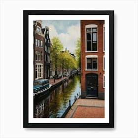 Amsterdam Canal Art Print