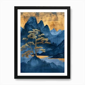 Asian Landscape Canvas Print 4 Art Print