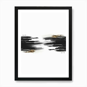 Abstract Brushstrokes 41 Art Print