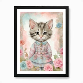 Sassy Kitten Art Print