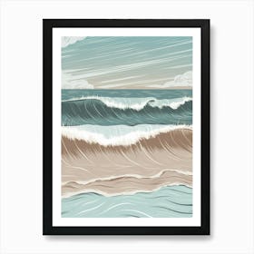 Ocean Waves 4 Art Print