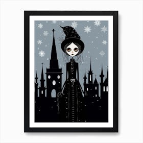 Gothmas Snow Witch Art Print