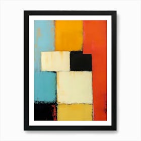 Abstract Squares 3 Art Print