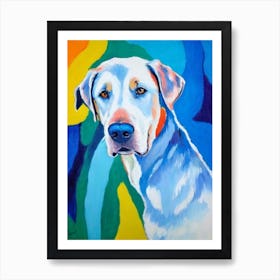 Chesapeake Bay Retriever 2 Fauvist Style Dog Art Print