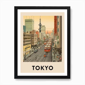 Tokyo 4 Vintage Travel Poster Art Print