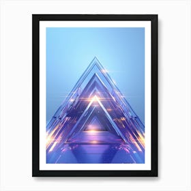 TrianglesAbstract Art Print