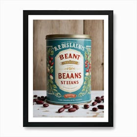 Beans Vegetables Tomatoes Chilis Kitchen Wall Art  Art Print