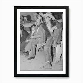 Spanish American Farmers Watching Show, Penasco, New Mexico By Russell Lee Art Print