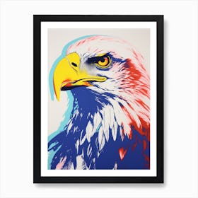 Andy Warhol Style Bird Eagle 2 Art Print