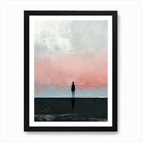 I Stand Alone, Minimalism Art Print