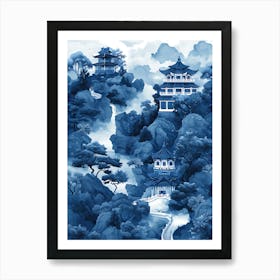 Fantastic Chinese Landscape 24 Art Print