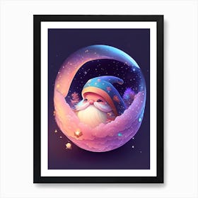 Dwarf Galaxy Kawaii Kids Space Art Print