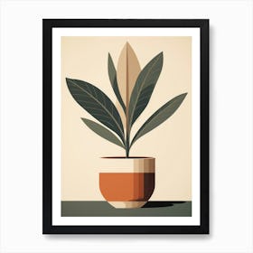 Plant In A Pot 7 Art Print