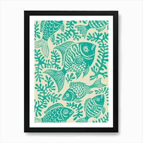 Kelpy Fish Art Print