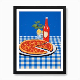 Pizza Abstract Art Print