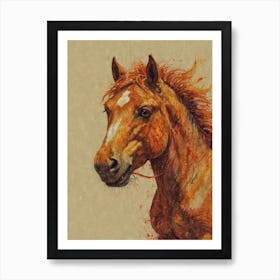 Horse Head Canvas Print Art Print