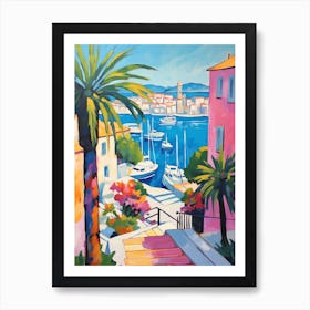 Split Croatia 1 Fauvist Painting Art Print