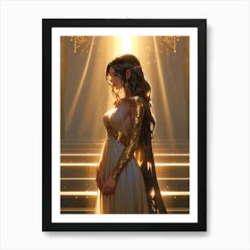 Elf Princess Art Print