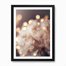 Sparkling Flowers Art Print