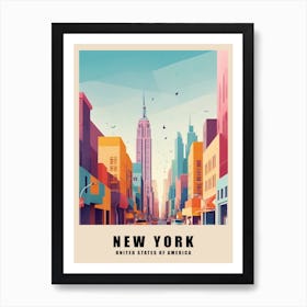 New York City Low Poly (9) 1 Art Print