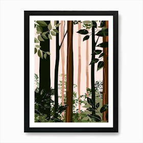 Forest Background Art Print