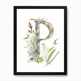 P, Letter, Alphabet Quentin Blake Illustration 1 Art Print