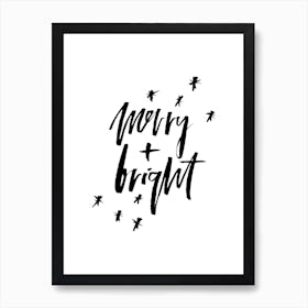 Merry And Bright Art Print