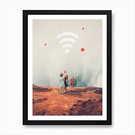 Wirelessly Connected To Eternity Art Print