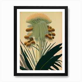 Pincushion Hakea Fern Rousseau Inspired Art Print