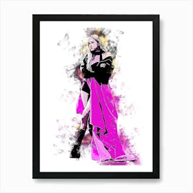 Number One Girl Art Print