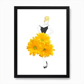 Fashion Chrysanthemums Art Print