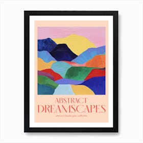 Abstract Dreamscapes Landscape Collection 28 Art Print