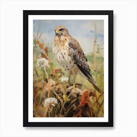 Bird Painting Eurasian Sparrowhawk 1 Art Print