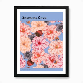 Anemone Love Art Print