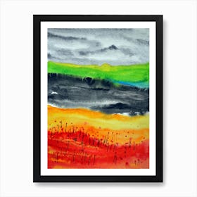 Abstract Landscape Art Print