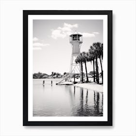 Florida, Black And White Analogue Photograph 2 Art Print